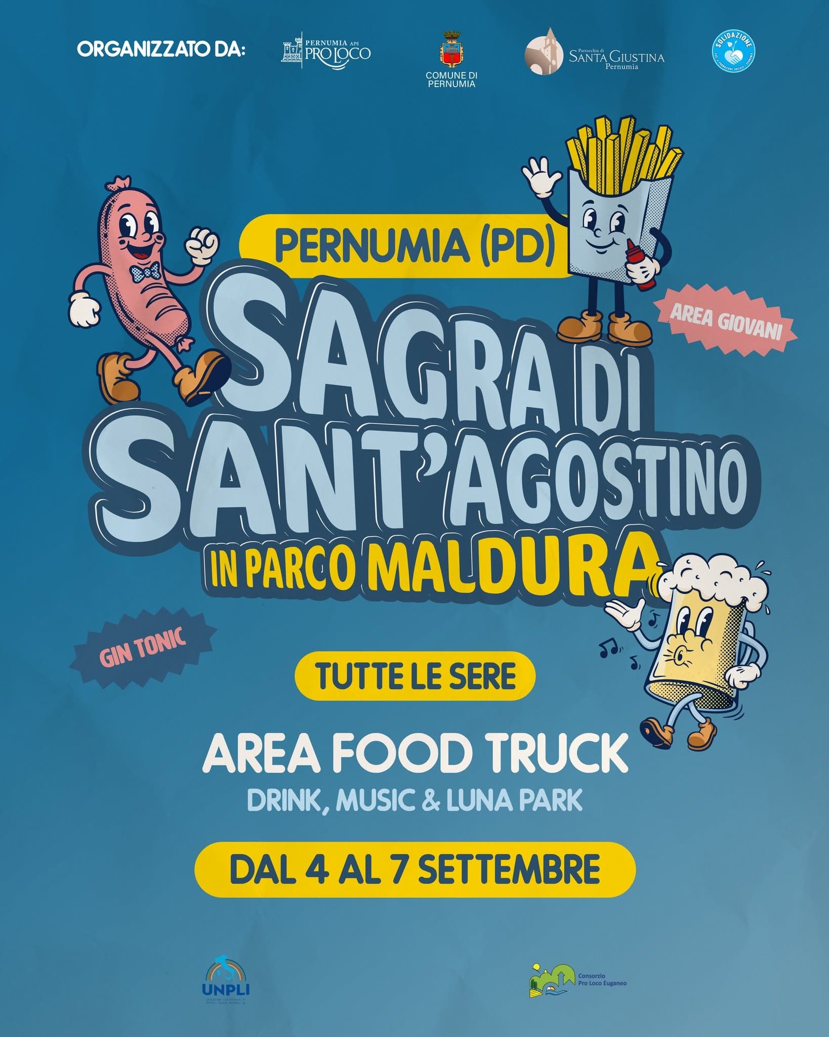 sagra sant'agostino pernumia 2026