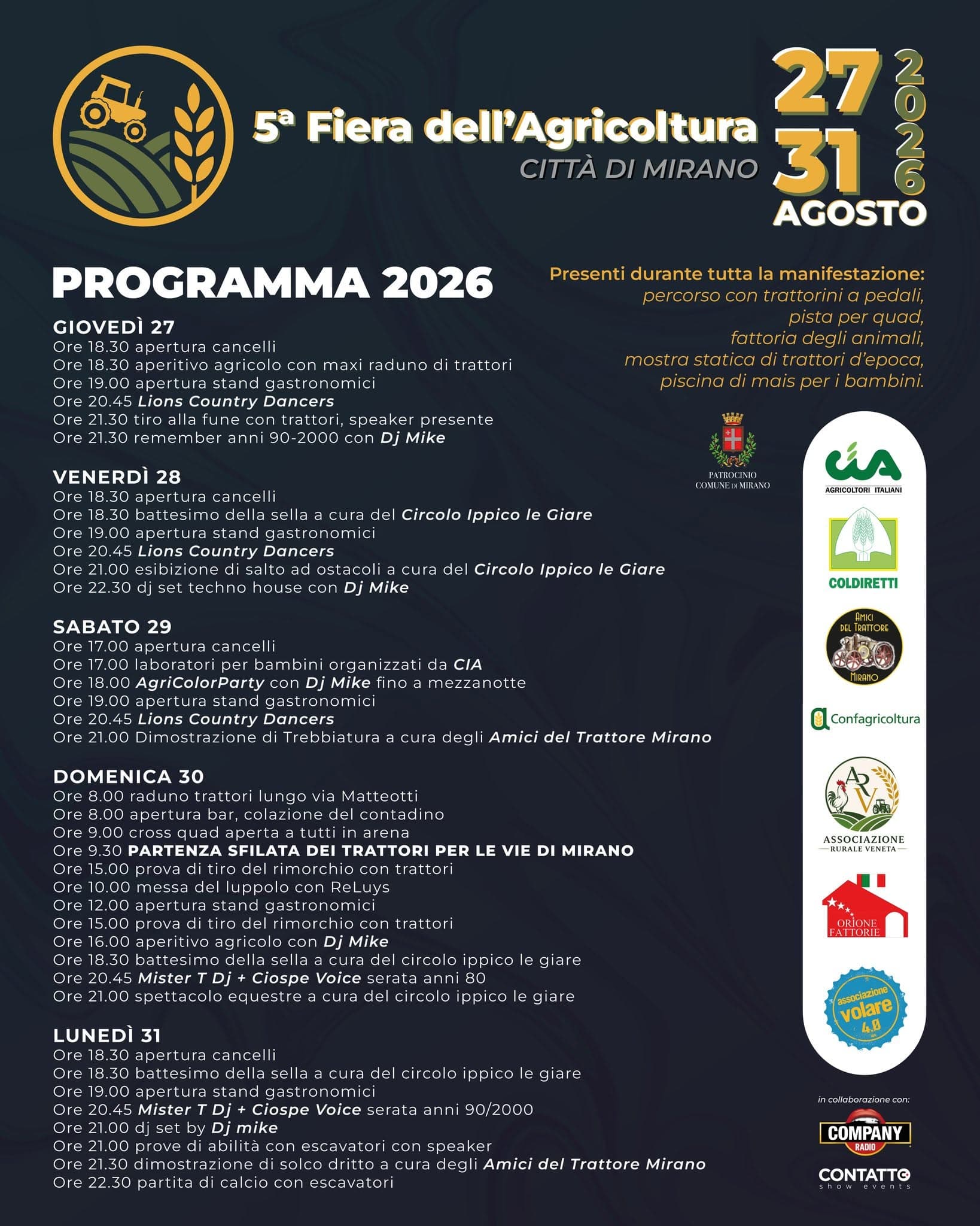 fiera agricoltura mirano 2026