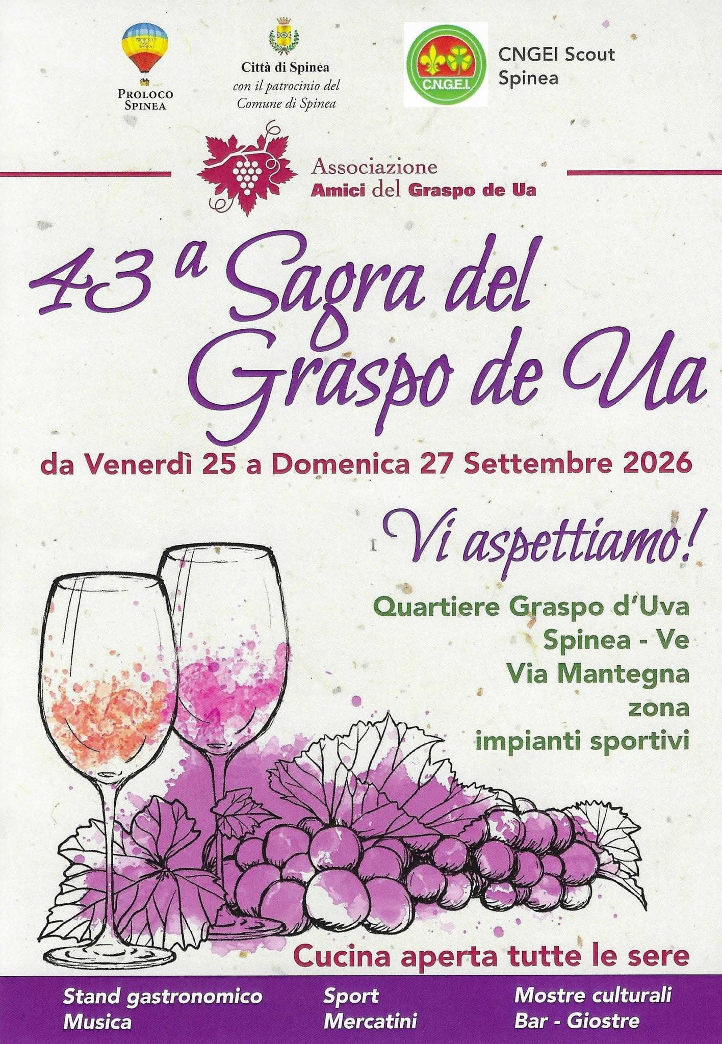 sagra graspo uva spinea 2026