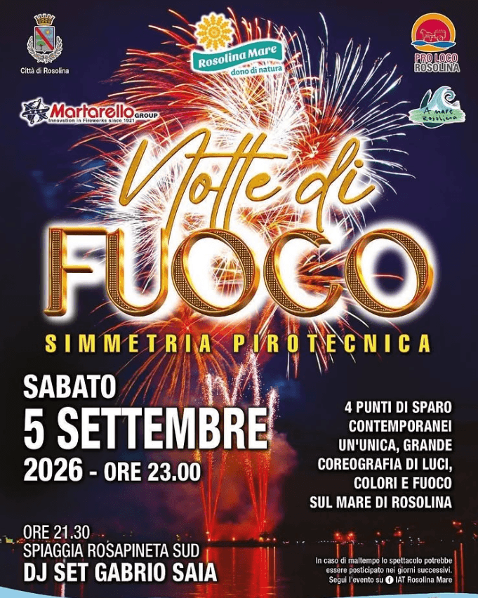 notte fuoco 2026 rosolina mare
